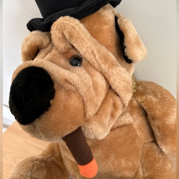 Brooklyn Doll Toy and Novelty Smoking Bulldog Cigar Plush Vintage 1993 - Picture 6 of 10